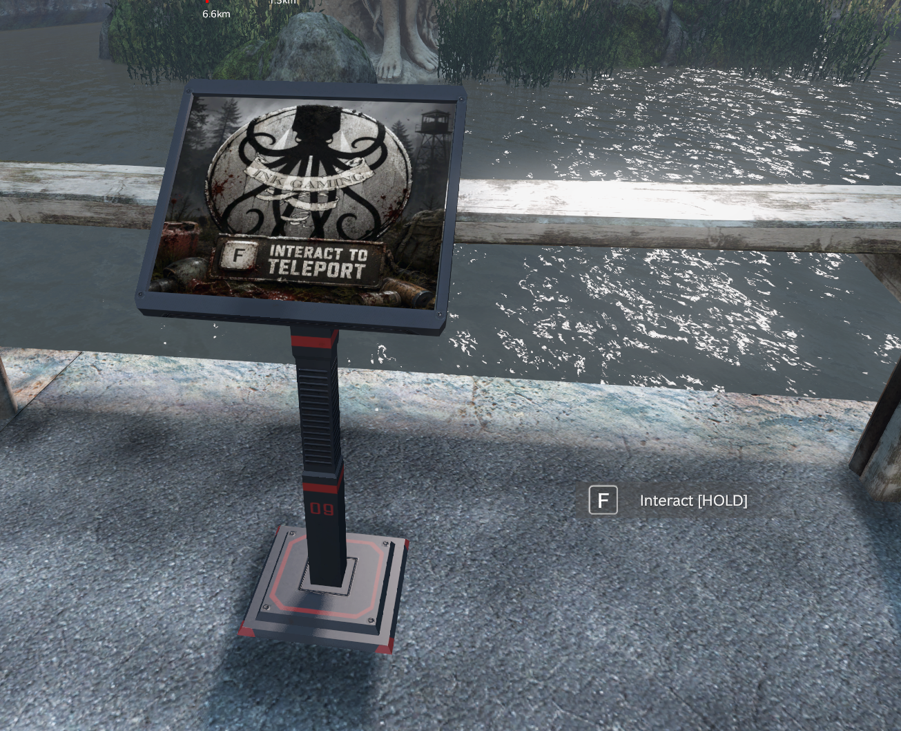 Ink Teleport interaction stand