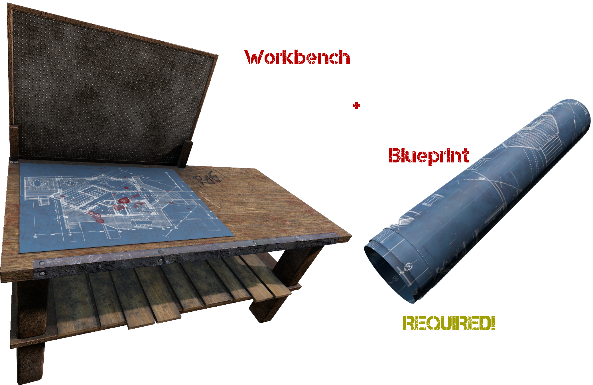 RaG BaseItems workbench and blueprint