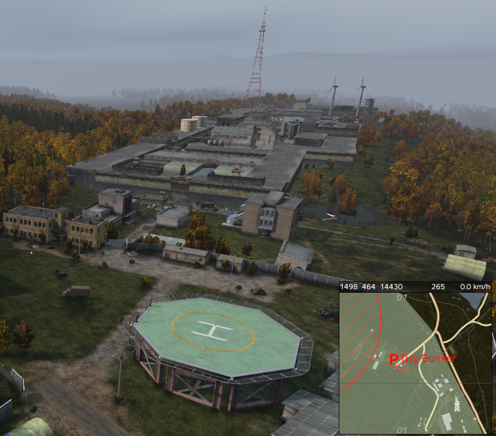 Tisy Bunker location screenshot